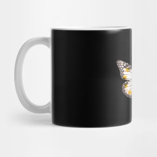 Rhode Island Flag Butterfly - Gift for Rhode Islander From Rhode Island RI Mug